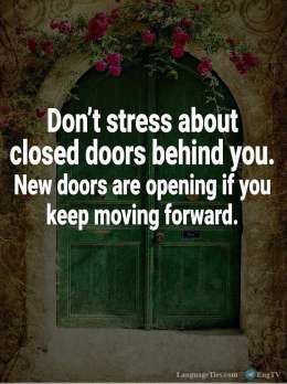 Don't Stress about Closed Doors