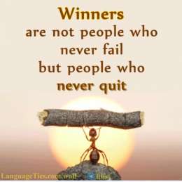 Winners Are Not People Who